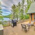 Lakefront Corinth Log Home: Private Dock Fire Pit