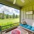 Bright Franklin Villa: Fireplace Golf Course View