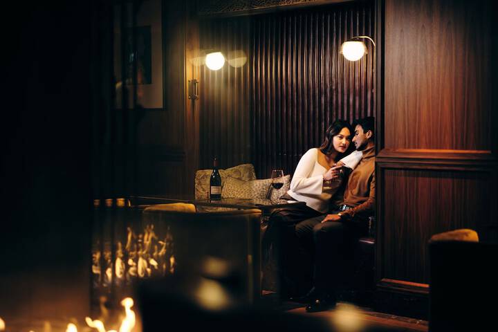Couples dining