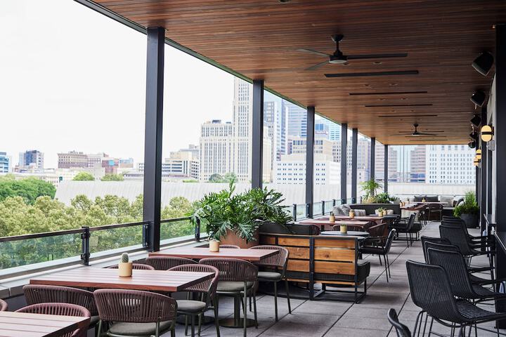 Rooftop terrace