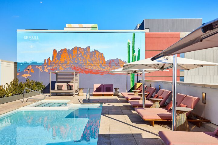 Rooftop pool