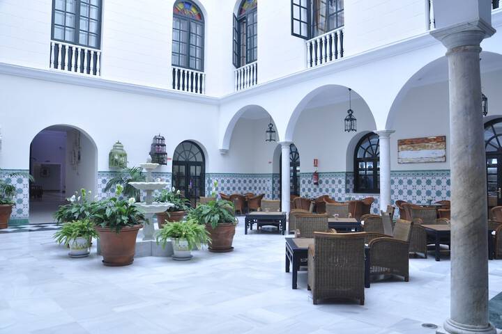Lobby sitting area