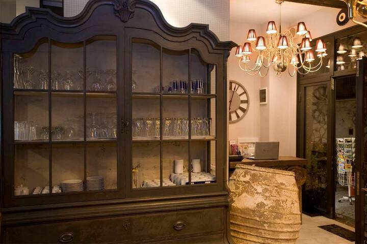 Interior entrance