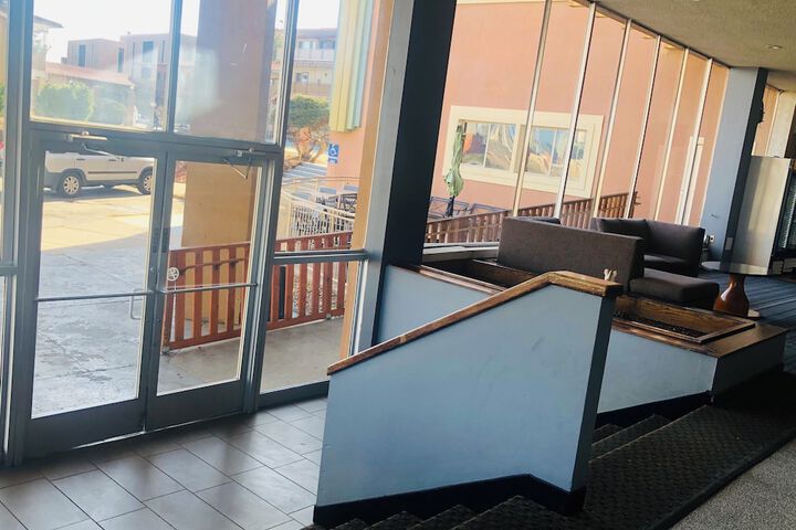 Interior entrance