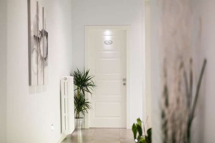 Interior entrance