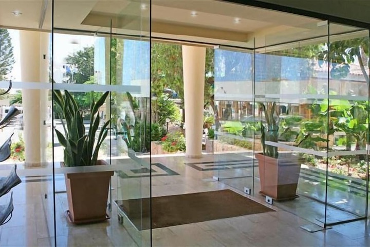 Interior entrance