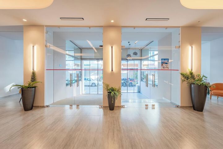 Interior entrance