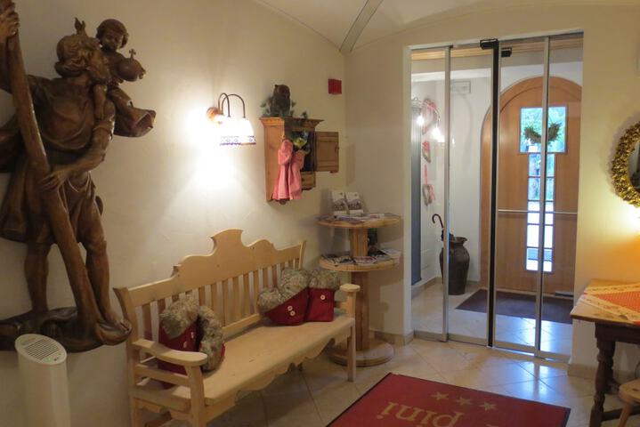 Interior entrance