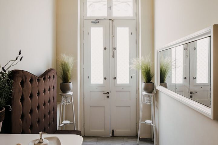 Interior entrance