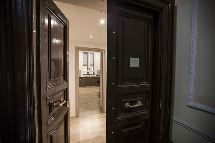 Interior entrance