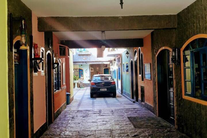 Interior entrance