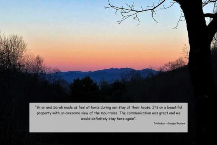 The Hive Lodge with views of the Smokies in Whittier, NC