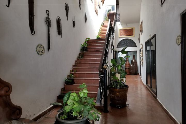 Interior entrance