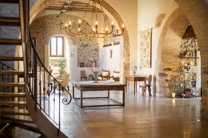 Interior entrance