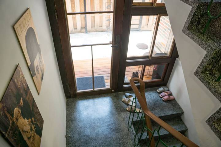 Interior entrance