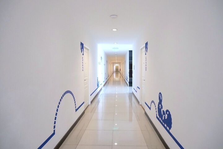 Interior entrance