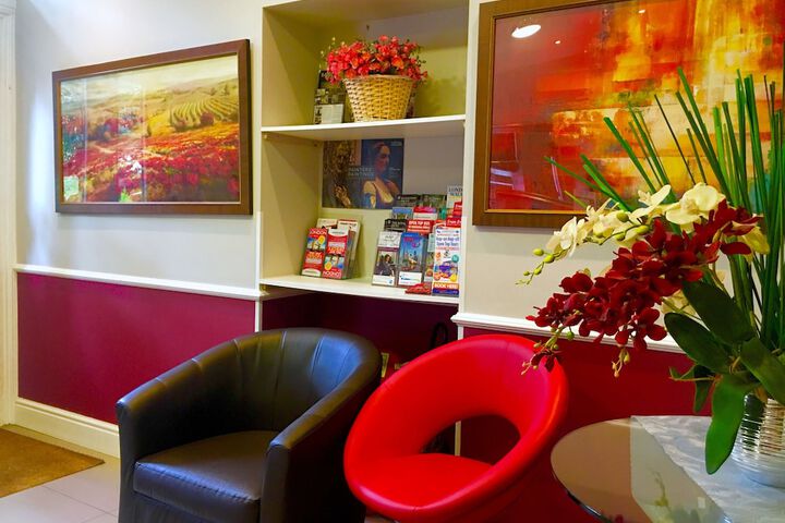 Interior entrance