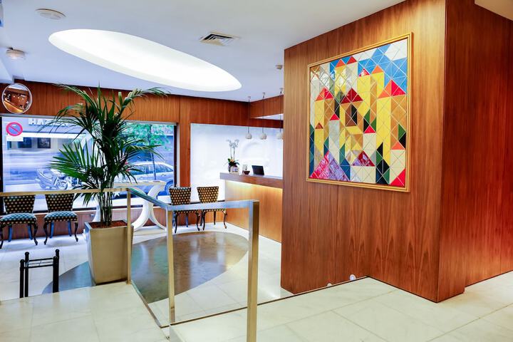 Interior entrance