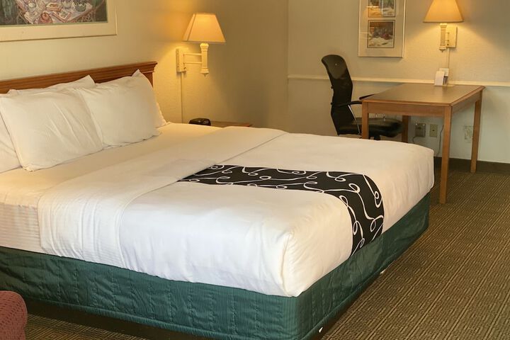 1 King Bed Mobility Hearing Accessible Room Bathtub with Grab Bars (7 of 14)