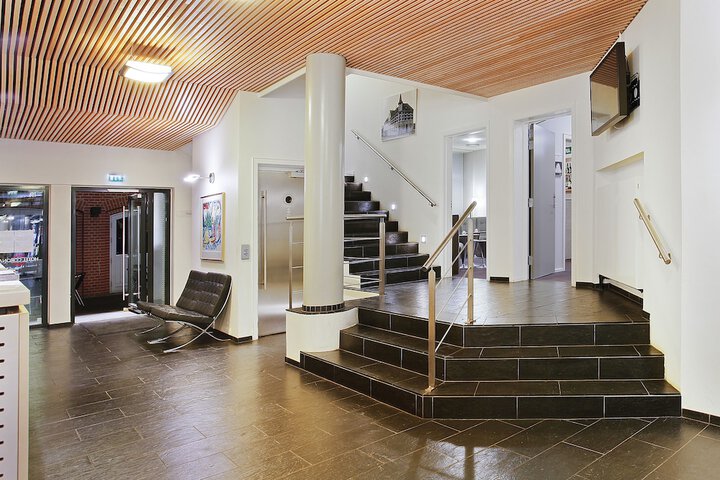 Interior entrance