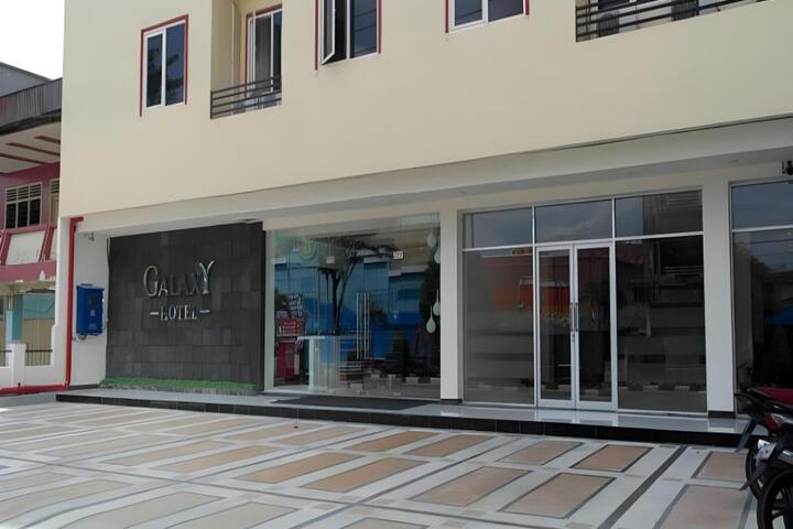 Exterior of Galaxy Hotel