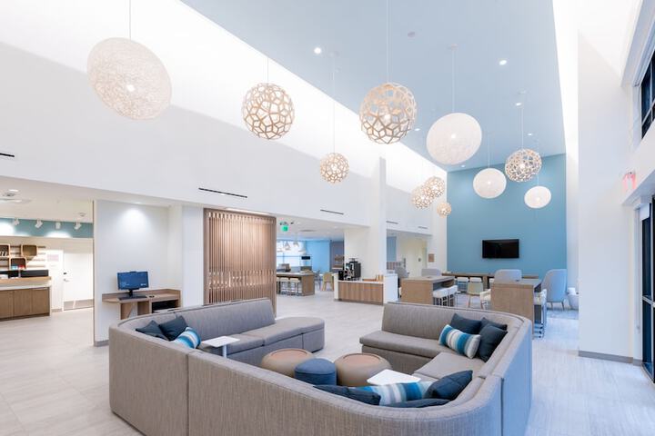 Lobby sitting area