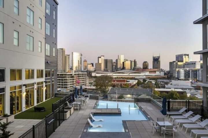 Swimming pool at The Malibu Suite Penthouse The Gulch