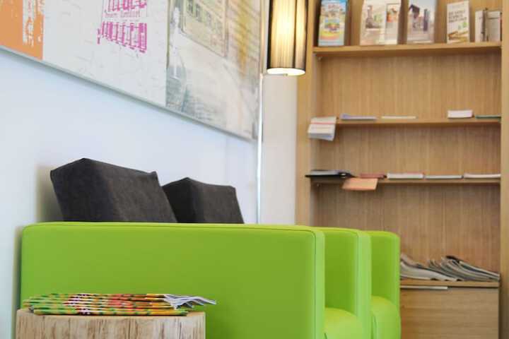 Lobby sitting area