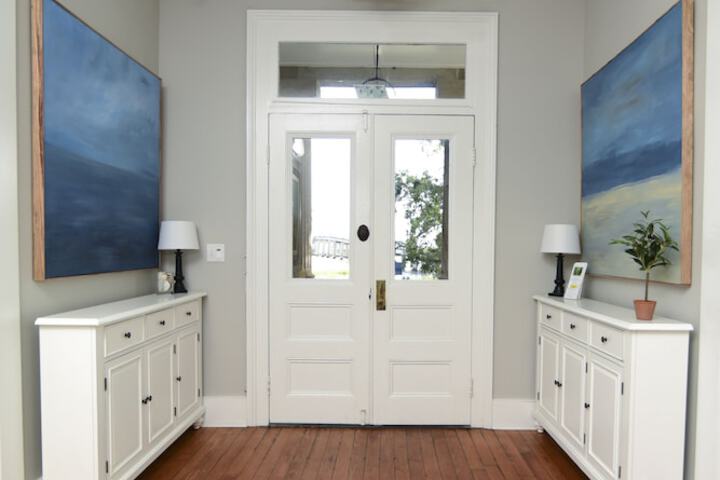 Interior entrance
