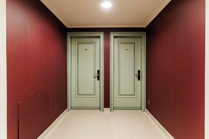 Interior entrance