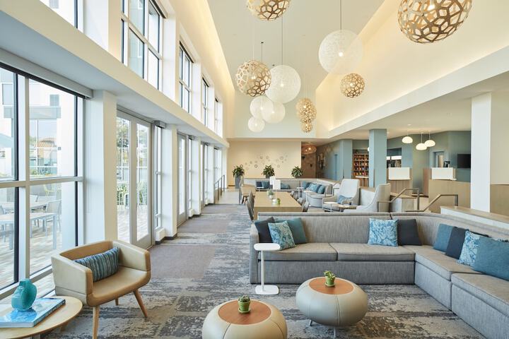 Lobby sitting area