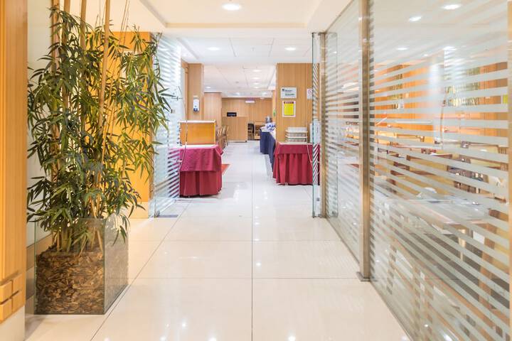 Interior entrance