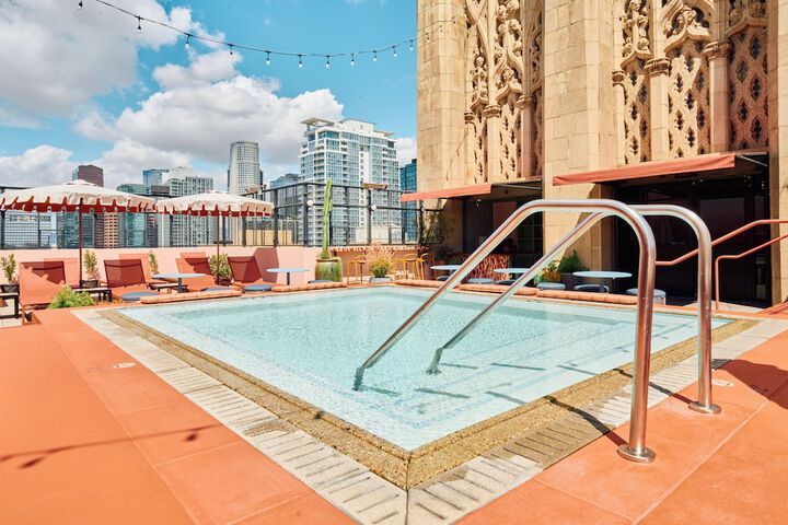 Rooftop pool