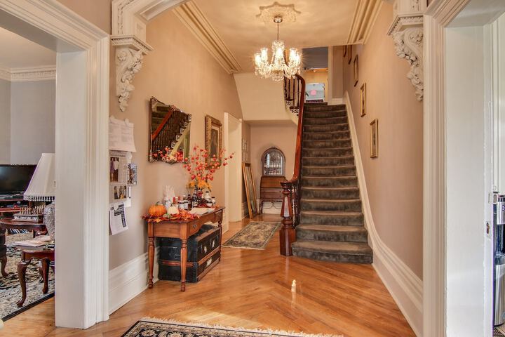 Interior entrance