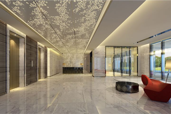 Interior entrance