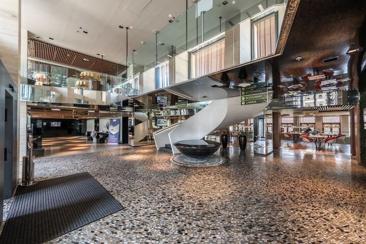 Interior entrance