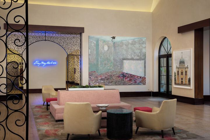 Lobby sitting area
