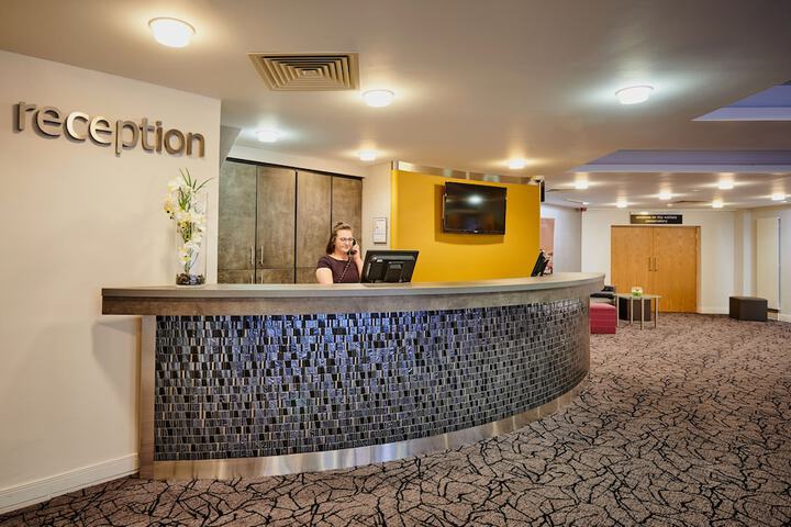 Interior entrance