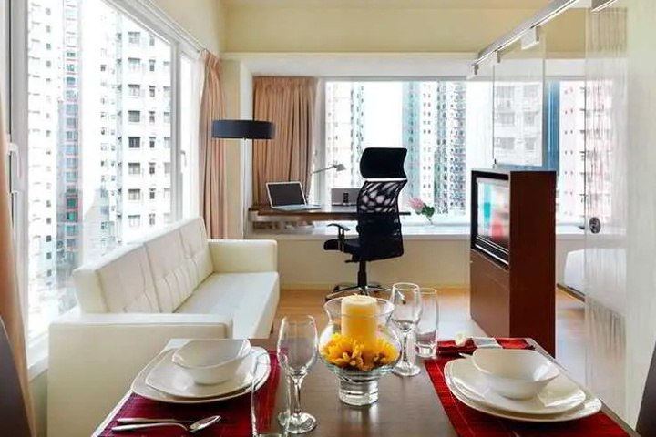 Exterior of The Johnston Suites Hong Kong Serviced Apartments