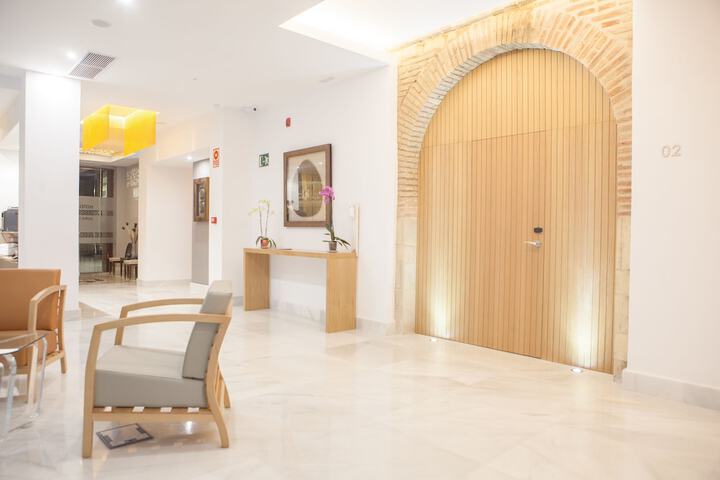 Interior entrance