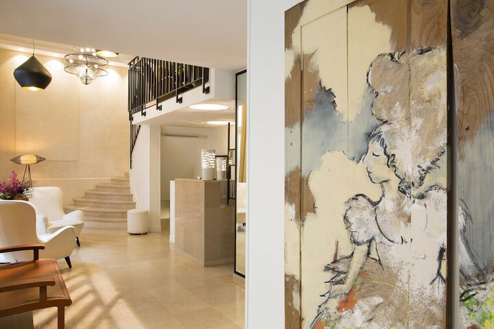 Interior entrance