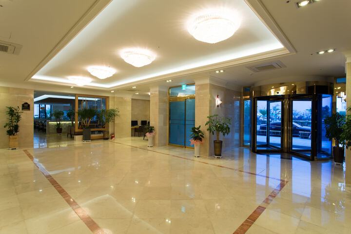 Interior entrance