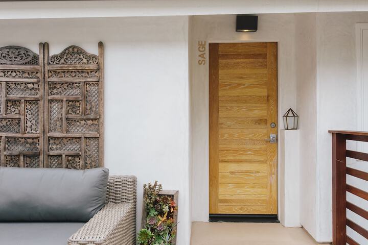 Interior entrance