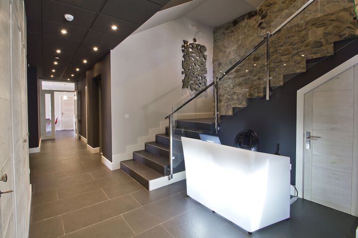 Interior entrance
