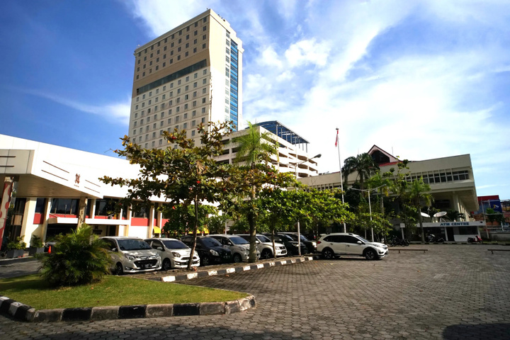 outside