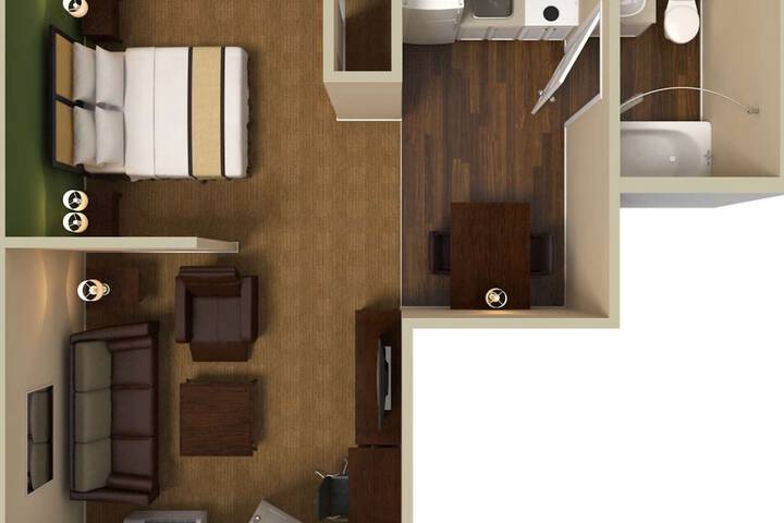 Deluxe Studio King Bed (7 of 10)