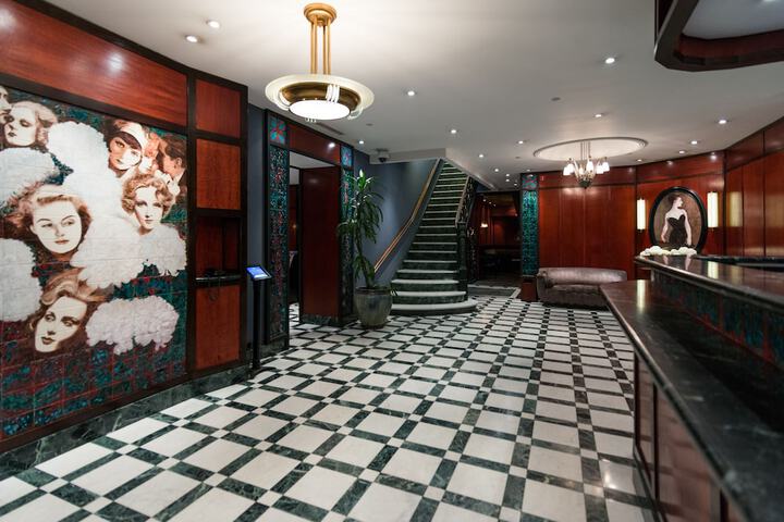 Interior entrance