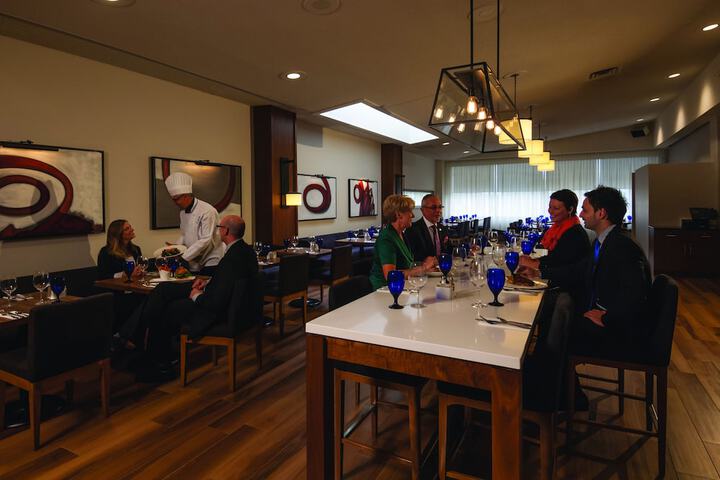 Breakfast area