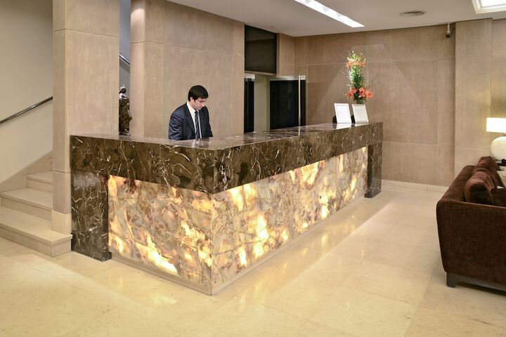 Interior entrance
