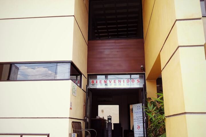 Interior entrance